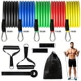 thumbnail image 1 of BN-LINK 100Lbs Resistance Bands Set for Working Out, Workout Bands for Men and Women, Simple Exercising Bands Set for Strength Training Equipment at Home., 1 of 6