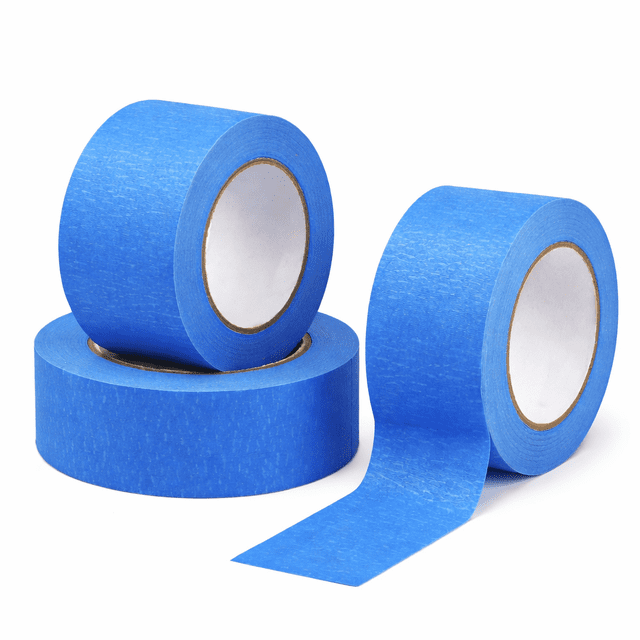 BN-LINK 3 Rolls Painters Tape, 2 In x 60 Yards Masking Tape, Multi ...