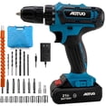 thumbnail image 1 of BN-LINK Cordless Drill Set, 21V Lithium Ion Power Drill with 1 Battery and Charger, Compact Driver/Drill Kit, Variable Speed, 3/8'' Keyless Chuck, Blue, 1 of 1