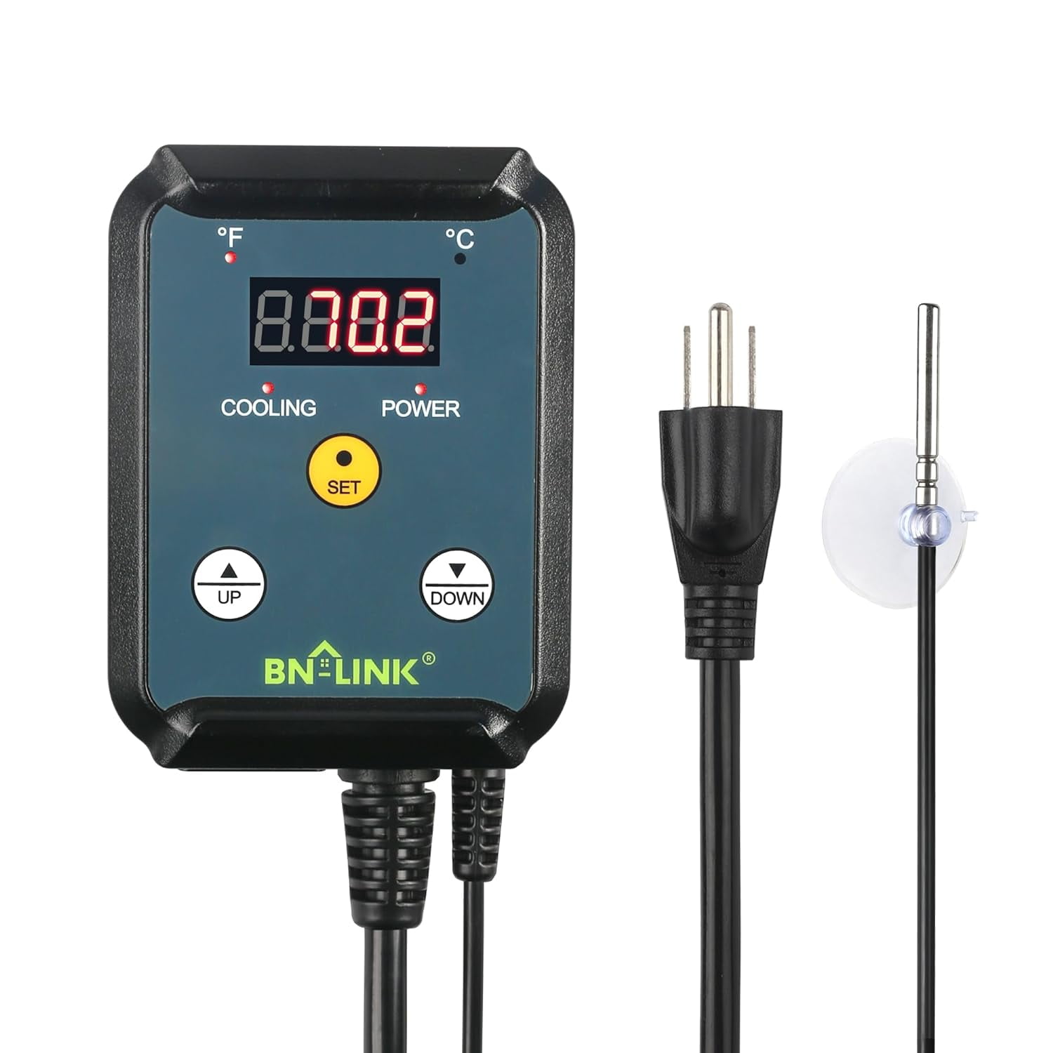 BN-LINK Digital Cooling Thermostat Controller with Display