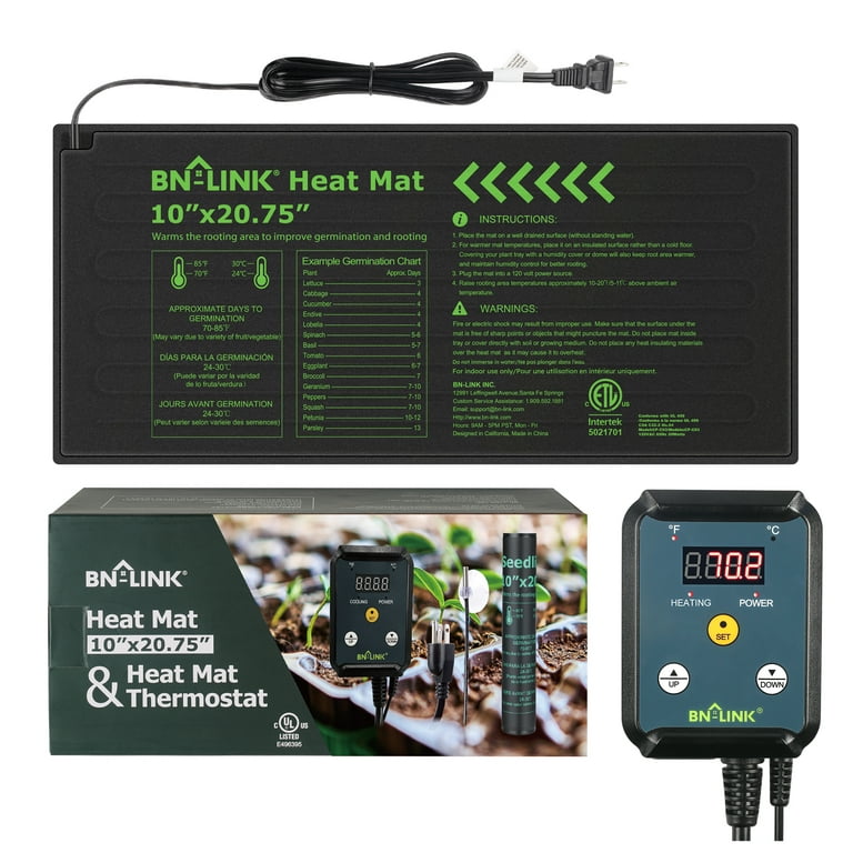 BN-LINK Digital Heat Mat Thermostat Controller for Seed