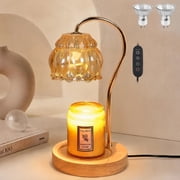 BN-LINK Fragrance Candle Warmer Lamp, Electric Flower Candle Warmer with Timer & Dimmer, Home Decor Wax Melt Warmer with