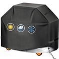 thumbnail image 1 of BN-LINK Grill BBQ Cover, 420D Outdoor Heavy Duty Waterproof Barbecue Gas Cover, All Weather Protection, 58"W x 24"D x 47"H, Black, 1 of 7
