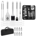 thumbnail image 1 of BN-LINK 20pcs BBQ Grill Accessories Set, Stainless Steel Grill Tools Set with Case, Barbecue Utensil Tool for Camping & Tailgating, 1 of 6
