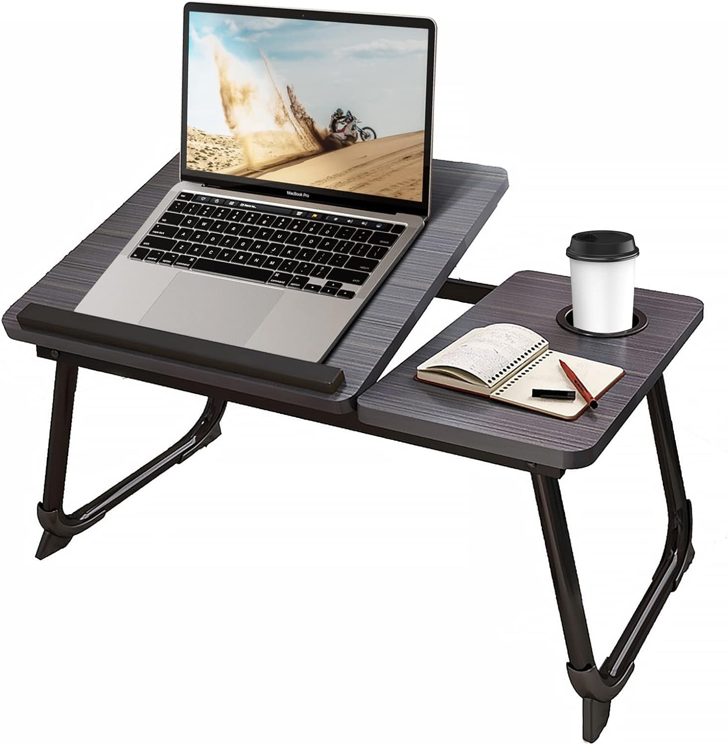 BNLINK Foldable Laptop Desk for Bed/Couch, Adjustable Study Table with