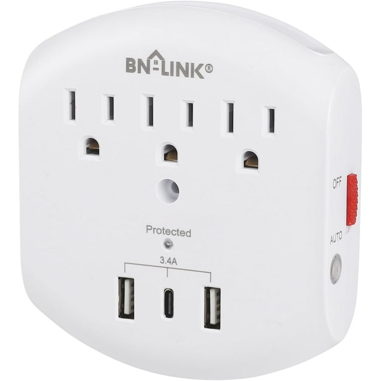 Timer - BN-LINK 8 Outlet Surge Protector