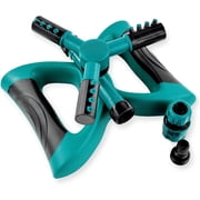 BN-LINK Sprinkler, Sprinklers for Yard Large Area, Rotating Lawn Sprinkler, Powerful and Even Watering for Lawns and Gardens, Water Sprinkler, Green