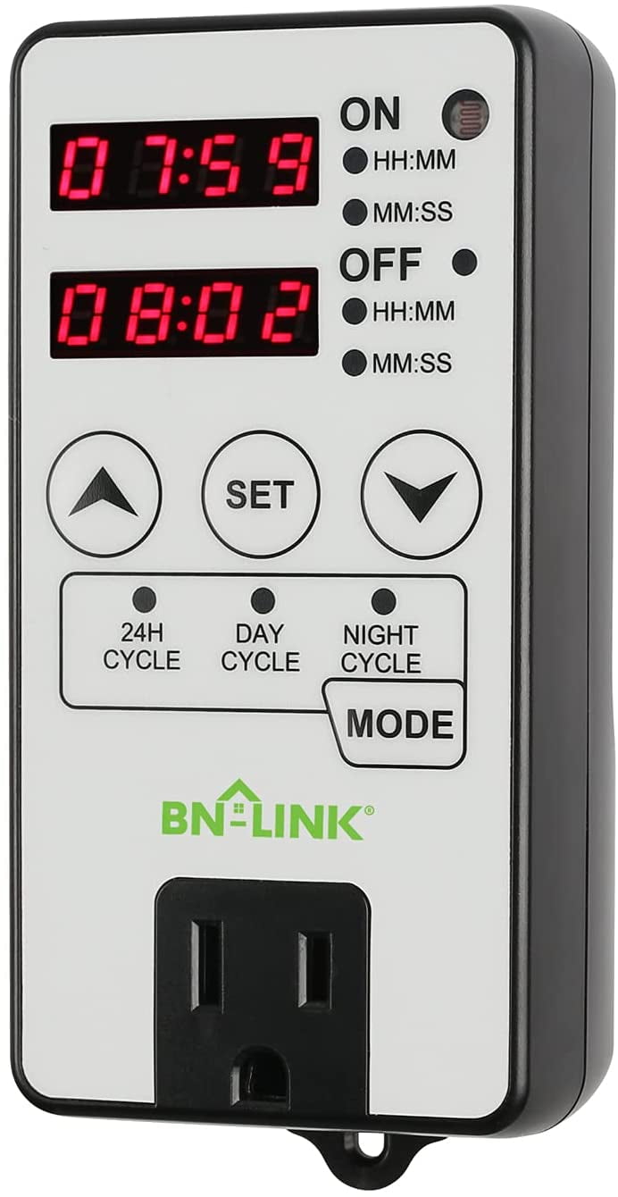 BN-LINK Digital Timer Outlet with Programmable Intervals