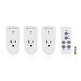 thumbnail image 1 of BN-LINK Wireless Remote Control Electrical Outlet Switch for Lights, Fans, Christmas Lights, Small Appliance, Long Range White (Learning Code, 3Rx-1Tx) 1200W/10A, 1 of 8
