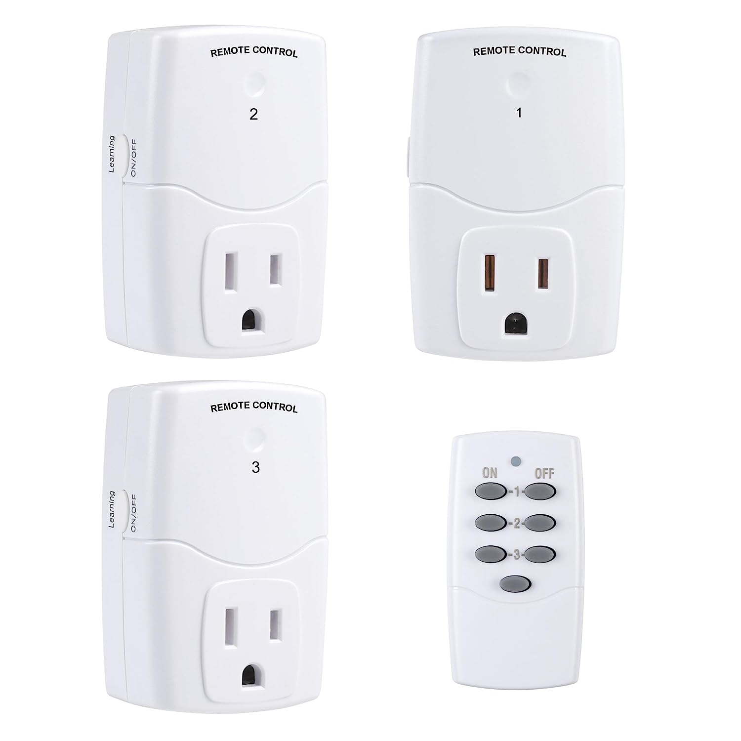BNLINK Wireless Remote Control Electrical Outlet Switch for Household