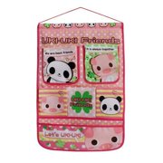 BN-WH014 Panda andPig Pink/Wall Hanging/ Wall Baskets / Hanging Baskets/ Wall Organizers