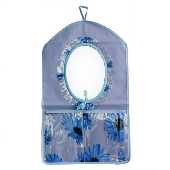 BN-WH027 Flowers Mirror Blue/Wall Hanging/ Wall Organizers / Wall Baskets / Baskets