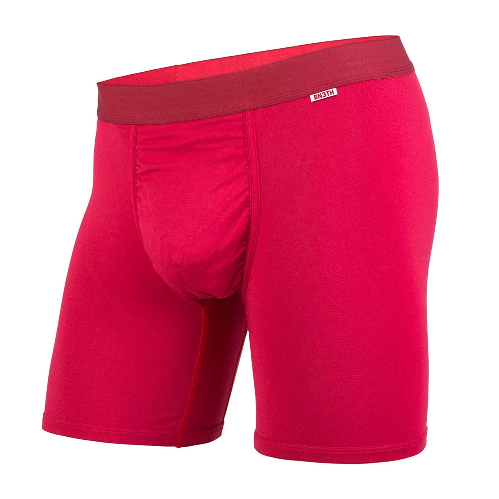 BN3TH Men's Classic Boxer Brief with Pouch, Spray / Coral 
