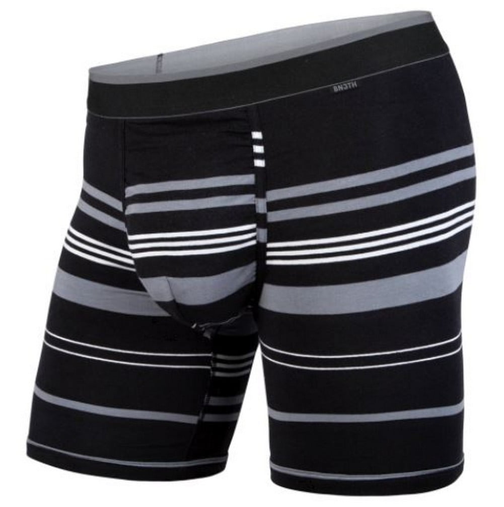 BN3TH Men's Classic Boxer Brief Underwear 3D Pouch Briefs (Brooklyn Stripe,  XL) 