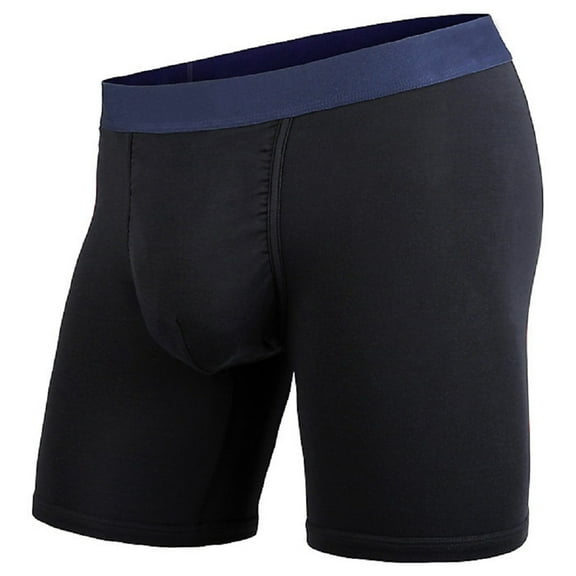 BN3TH Men's Classic Lite Boxer Brief (Black/Navy, X-Small)