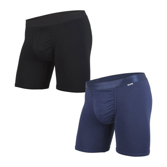 BN3TH Men's Classic Solid Boxer Brief 2 Pack