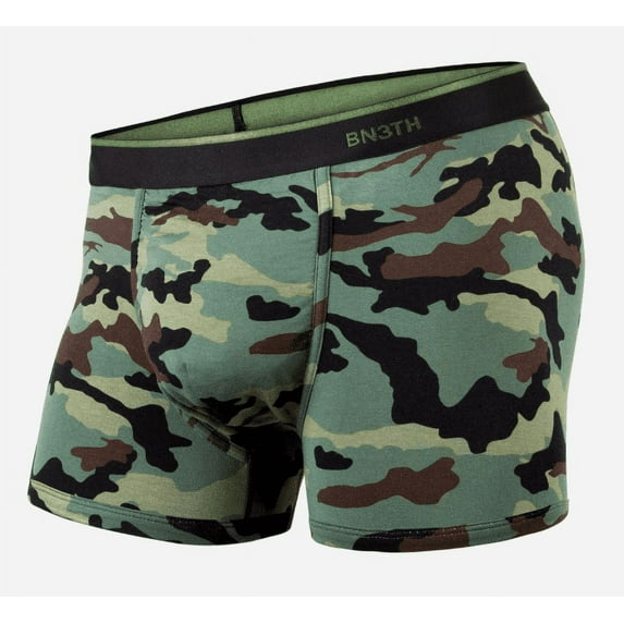 BN3TH Men's Print Classic Trunk (Camo Green, XX-Large)