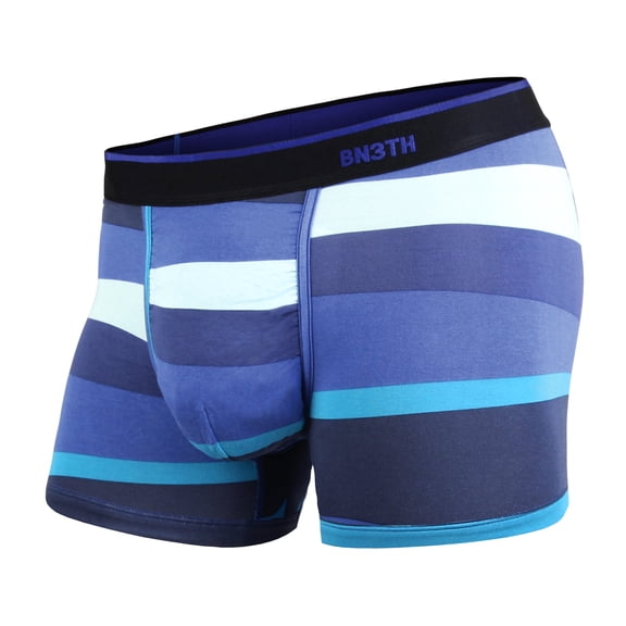 BN3TH Men's Print Classic Trunk. (Funky Stripe Blue, X-Small)
