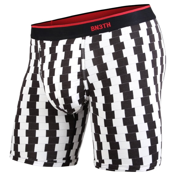 BN3TH Men's Prints Classic Boxer Brief (Checker, X-Small)