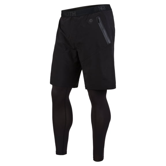 BN3TH Men's Pro 2N1 Full Length Pant (Medium, Black)
