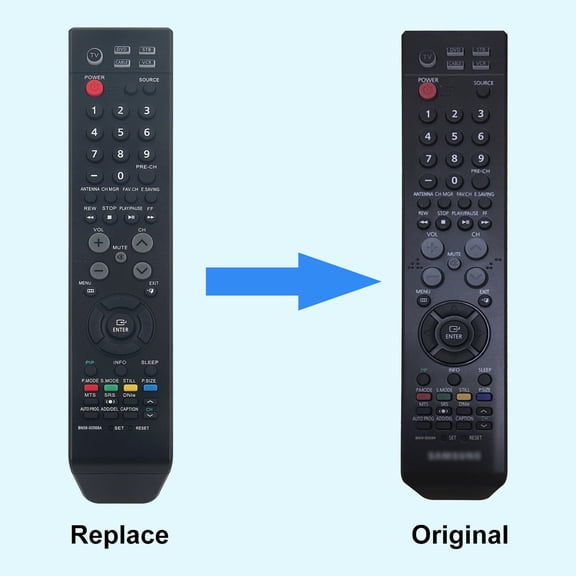 BN59-00568A Replaced Remote fit for Samsung TV LNS4095D LNS4095DX LNS4695D LN-S4095D LN-S4695D LNS4095DX/XAA