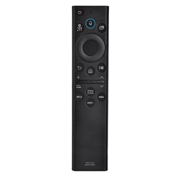 BN59-01385A Samsung TV Remote Control Replacement for Smart TV - Easy Setup, Universal Bluetooth/IR Voice Remote, No Solarcell - Works with Samsung QLED, Frame, Crystal UHD, 4K, & LED Smart TVs