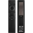 thumbnail image 1 of BN59-01385A Solar Frame TV Remote Replacement for Samsung Smart TV with Voice Bluetooth Rechargeable Solar Cell, Compatible with Samsung 2020 to 2023 Neo LED 4K Ultra HD TV, 4 Shortcut Buttons, Black, 1 of 7