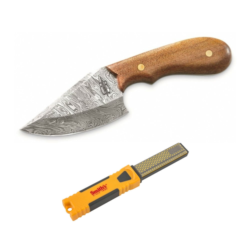 BNB Damascus Steel Wild Skinner Knife with Diamond Iraq | Ubuy