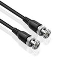thumbnail image 1 of BNC Cable (10 Feet) - BNC Male To Male Extension Connector Adapter RF Professional RG6 Grade Coaxial Wire Cord Cable Jack Plug for Video Security Camera CCTV Systems, Oscilloscope, 1 of 6
