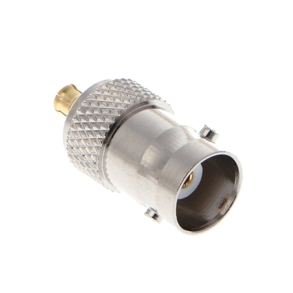 BNC Female to MCX Male Plug Straight Coax Coaxial Connector Adapter