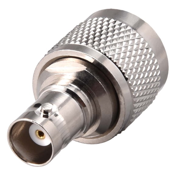 BNC Female to N Male Brass Coaxial Cable RF Connector Adapter 2pcs