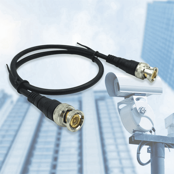 BNC Jumper Q9 HD Monitor Line Double- Video Cable 0.5 M Jumper 2 Core RVV Cable