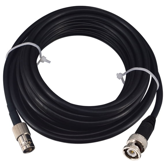 BNC Male to BNC Female Cable 16.4ft Upgraded RG58 BNC Extension Cable Low Loss 50 ohm BNC Male to Female HD Video Coax Jumper for CB Radio VHF UHF Ham Radio CCTV SDI Lead