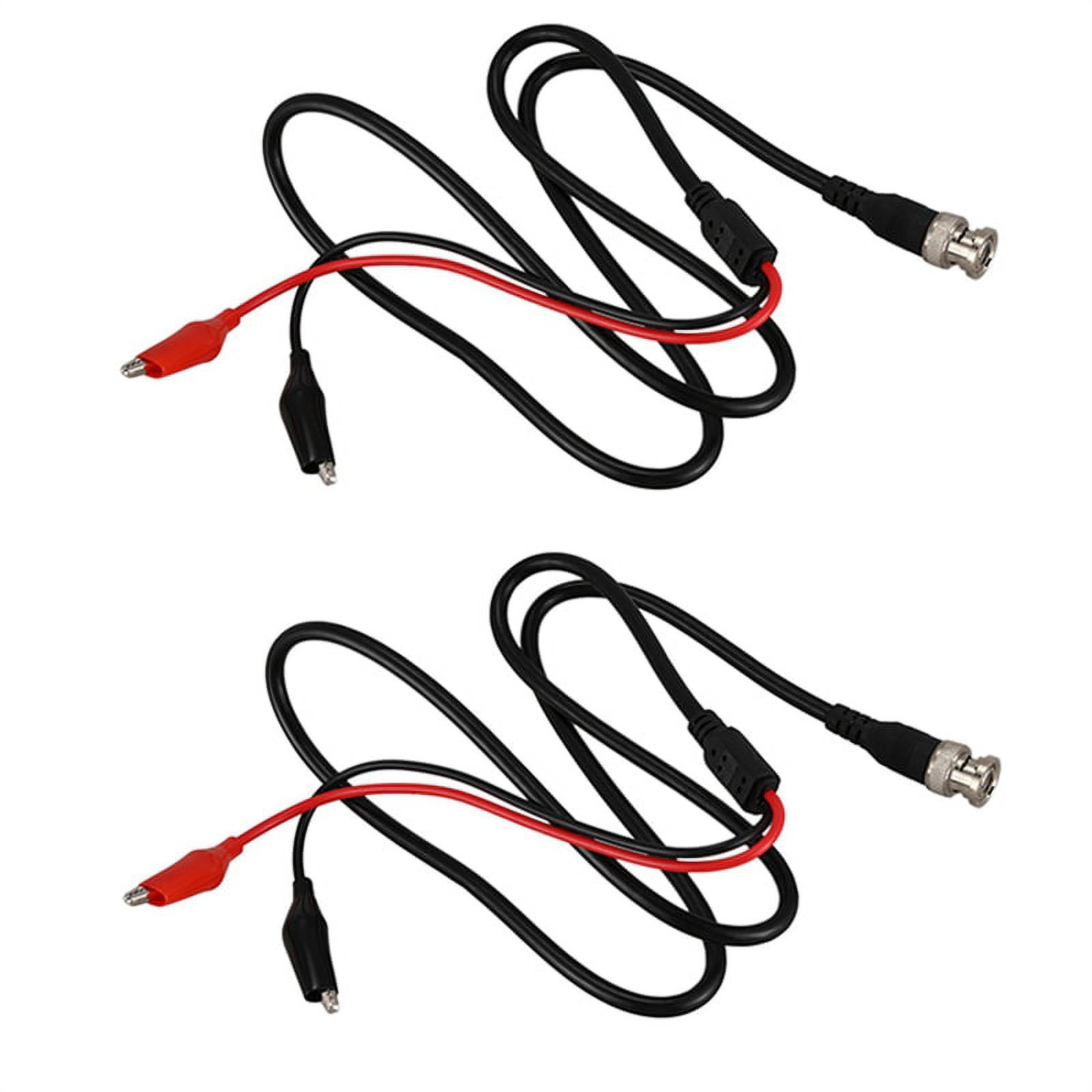 BNC Male Double Dot Oscilloscope Lead Test Probes Cable 1M