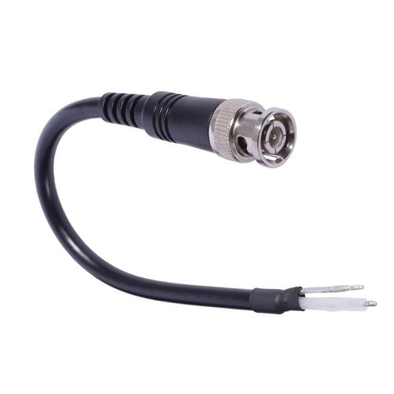BNC Male Female to Open Wire Coax Cable for CCTV Camera Signal Transmission