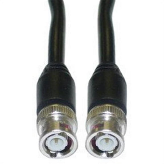 BNC RG59-U Coaxial Cable Black BNC Male 12 foot