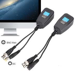 BNC Video Power Balun, BNC To RJ45 Connector 2Pcs For CVI Camera