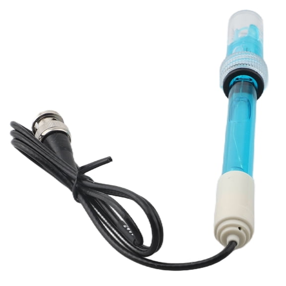 BNC pH Electrode Probe 0-14 Range for Lab Meter, 115cm Cable Sensor for Water, Pool, Aquarium, Hydroponics, Wine Testing