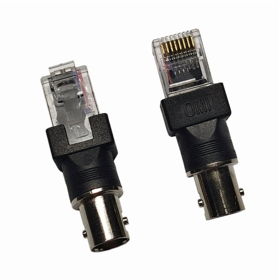 BNC to RJ45 Converters Adapter BNC Female to RJ45 Male Coaxial Coax Barrels Coupler