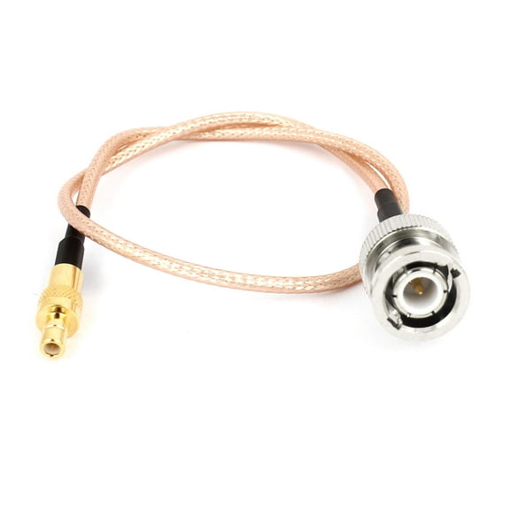 BNC to SMB Male Plug Adapter RF Connector RG316 Pigtail Jumper Coaxial Cable 12"