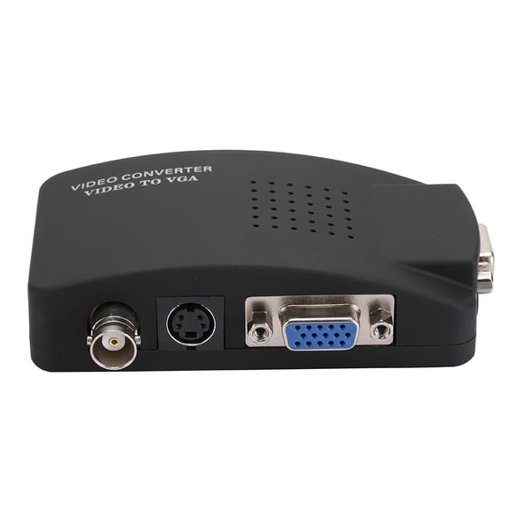 BNC to VGA Video Converter Adapter, High Resolution 1920 x 1200, Supports PAL/NTSC for PC Monitor, Projector, and Game Consoles