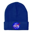 thumbnail image 1 of BNE Embroidered Lunar NASA, Embroidered Warm Winter Beanie NASA-EM-0019-Navy, 1 of 1