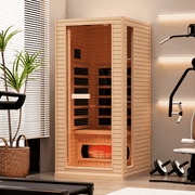 BNEHS Single Sauna, Home Sauna, Low EMF Far Infrared Sauna, Home Spa Sauna,Infrared Saunas for Home