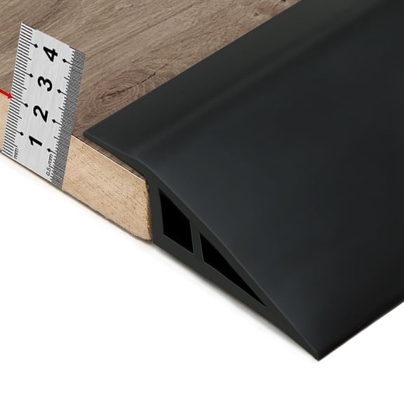 BNELL Threshold Transitions Suitable for Threshold Height Less Than 20mm (6.56FT_Black)