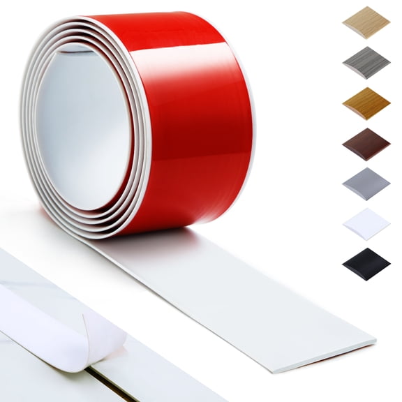 Bnell 3" Floor Transition Strip for Joining Floor Gaps and Doorway Transitions (10Ft, 7.6cm, White)