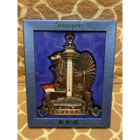 BNIB Singapore Decorative Wall Hanging Thermometer