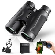 BNISE Binoculars for Adults , 10X42 HD Professional Binoculars with Low Night Vision.BAK 4 Prism FMC Lens, Perfect Optics Telescope Binoculars for Bird Watching,Hunting,Outdoor Traveling