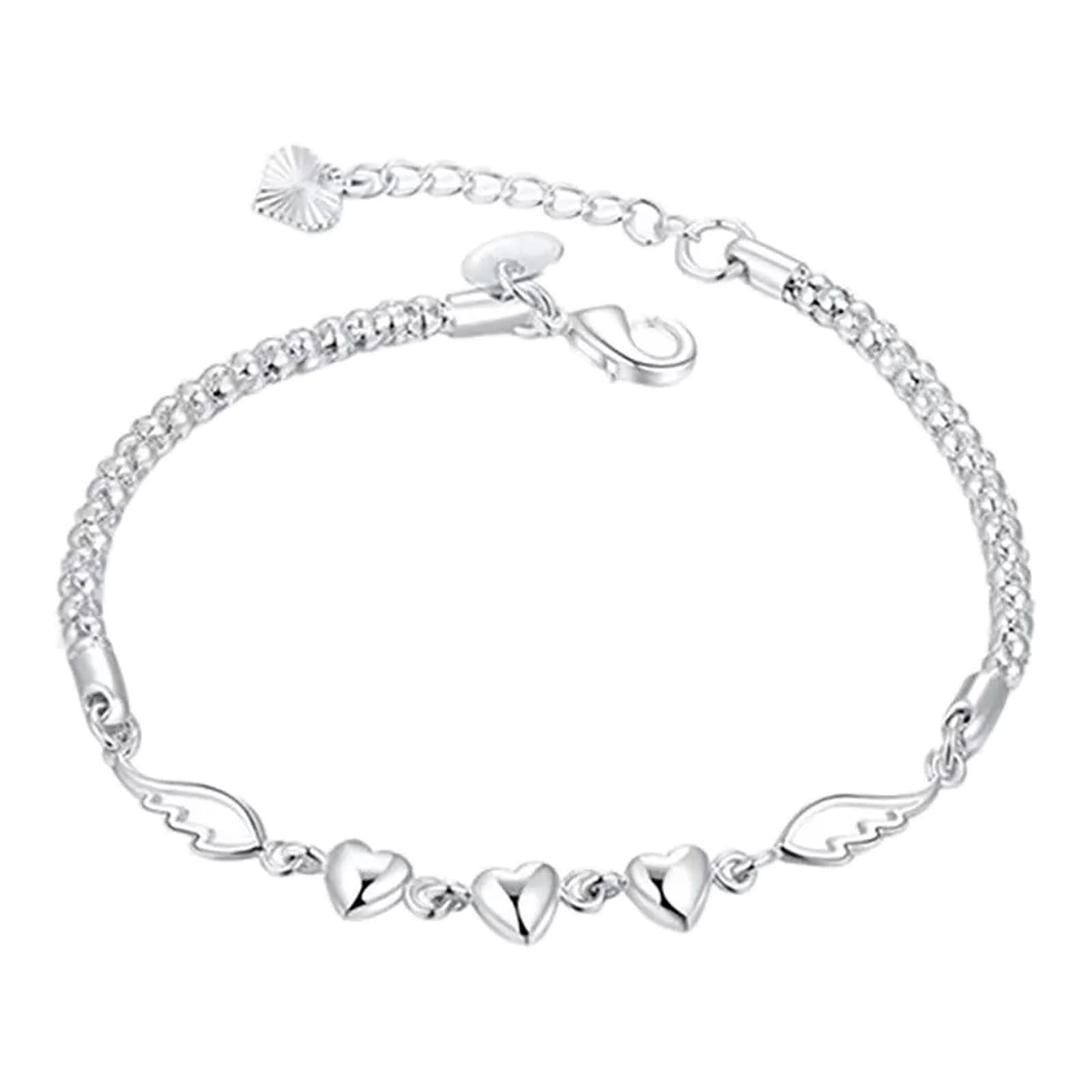 BNIXIREN Womens Cuff Bracelet Ladies Adjustable Bracelet 925 Sterling