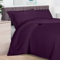 thumbnail image 1 of BNM 300 TC Rayon From Bamboo Duvet Cover Set, Full/ Queen, Purple, 1 of 5
