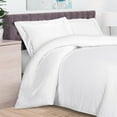 thumbnail image 1 of BNM 300 TC Rayon From Bamboo Duvet Cover Set, Full/ Queen, White, 1 of 5
